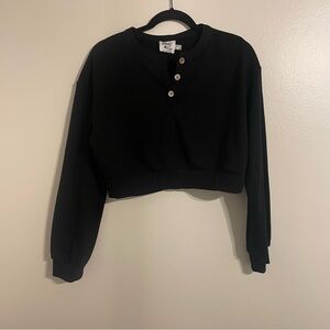 Princess Polly Cropped Henley sweater